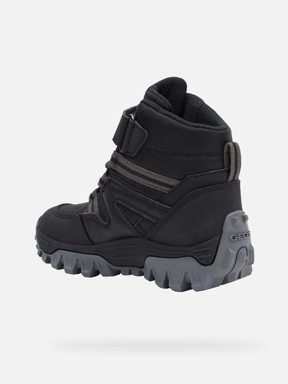 Geox Schwarze Jungen Stiefeletten Geox Himalaya B Abx