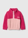 GAP Baby Sherpa-Sweatshirt mit Logo GAP