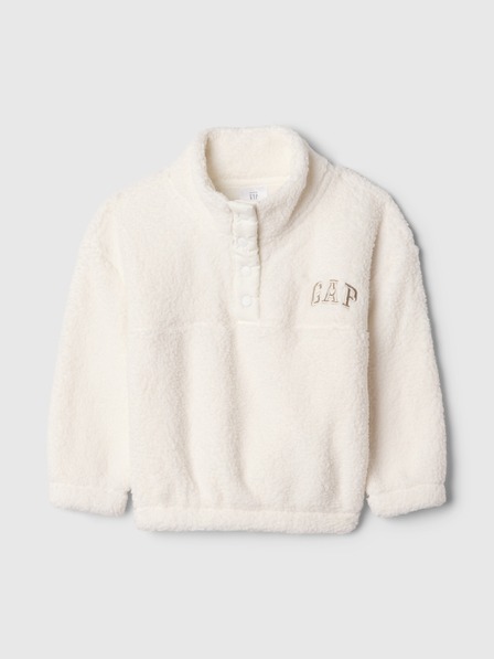 GAP Baby Sherpa-Sweatshirt mit Logo GAP