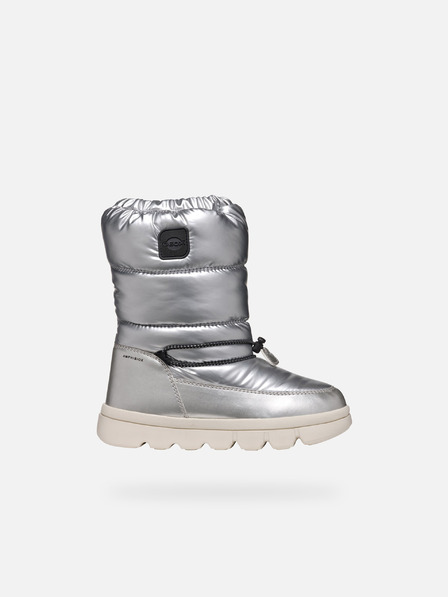 Geox Silberne Mädchen Winterschuhe Geox Willabooa