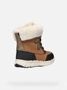 Geox Hellbraune Geox Flexyper AB-Stiefeletten für Mädchen