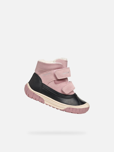 Geox Schwarze Mädchen-Stiefelette Geox Omar WPF