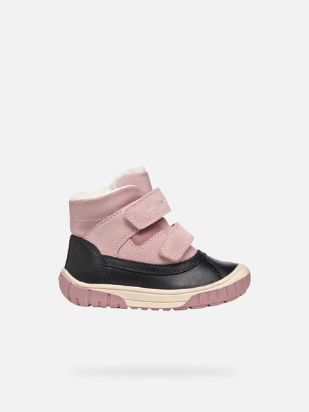 Geox Schwarze Mädchen-Stiefelette Geox Omar WPF