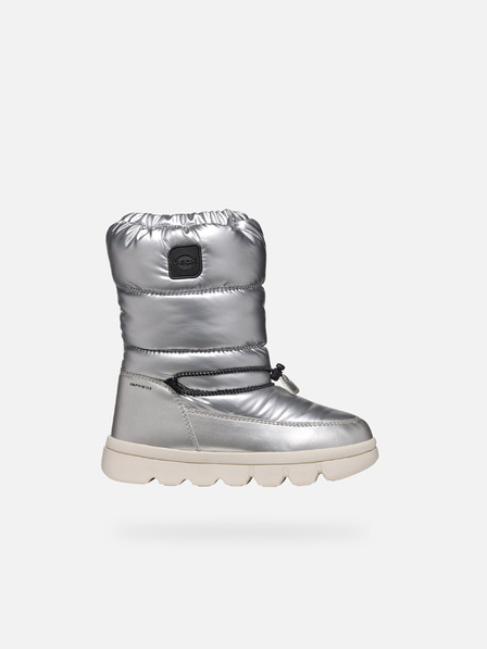 Geox Silberne Mädchen Winterschuhe Geox Willabooa