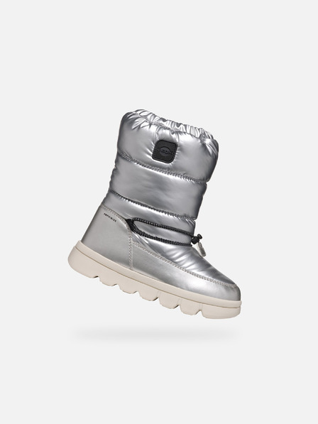Geox Silberne Mädchen Winterschuhe Geox Willabooa