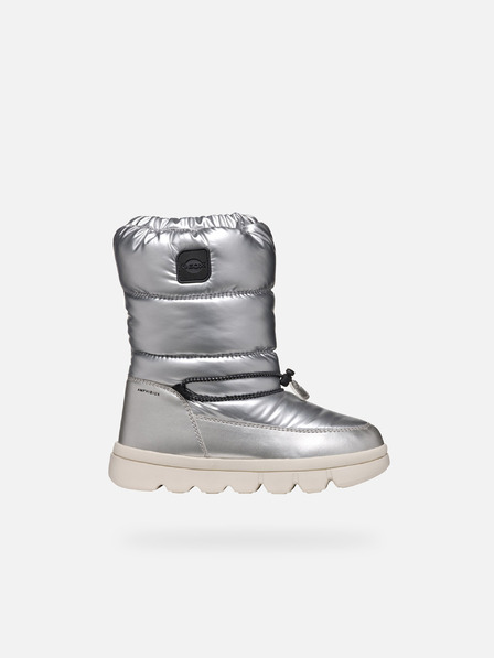 Geox Silberne Mädchen Winterschuhe Geox Willabooa