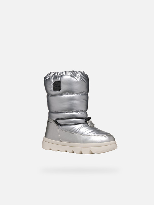 Geox Silberne Mädchen Winterschuhe Geox Willabooa