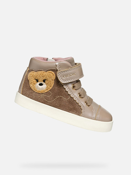 Geox Beige Mädchen-Sneaker Geox Kilwi