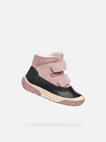 Geox Schwarze Mädchen-Stiefelette Geox Omar WPF
