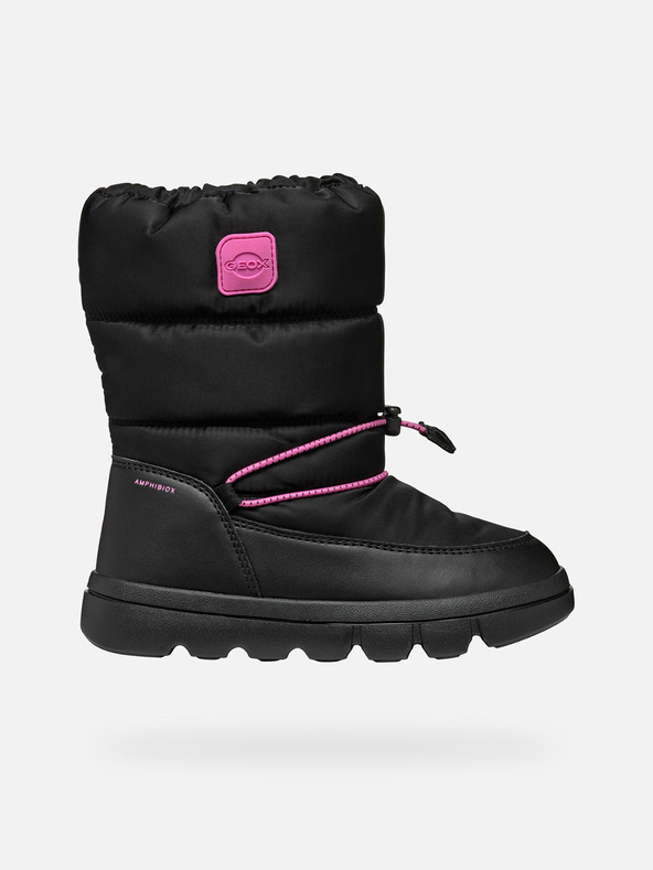 Geox Schwarze Mädchen Winterschuhe Geox Willaboo B A