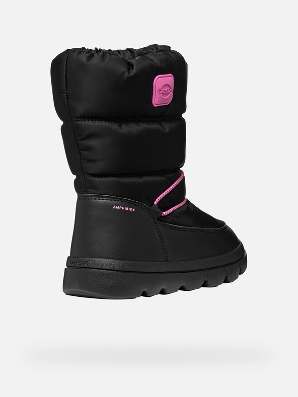 Geox Schwarze Mädchen Winterschuhe Geox Willaboo B A