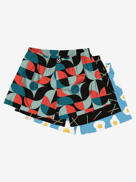 Horsefeathers Horsefeathers Manny 3er Pack Shorts - grau