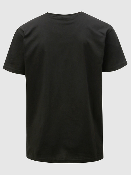 Horsefeathers Schwarzes Herren Horsefeathers Mini Logo bedrucktes Kurzarm T-Shirt