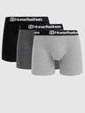 Horsefeathers Dreierpack Horsefeathers Dynasty Boxershorts in Grau und Schwarz