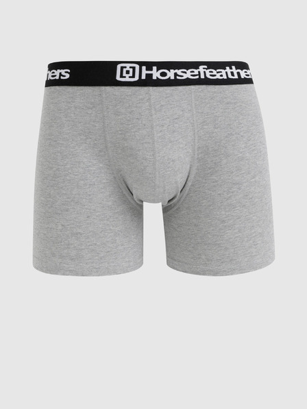 Horsefeathers Dreierpack Horsefeathers Dynasty Boxershorts in Grau und Schwarz
