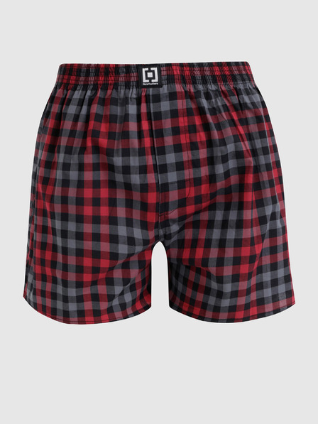 Horsefeathers Horsefeathers Sony grau und rot karierte Shorts