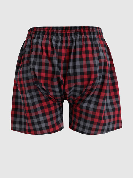 Horsefeathers Horsefeathers Sony grau und rot karierte Shorts