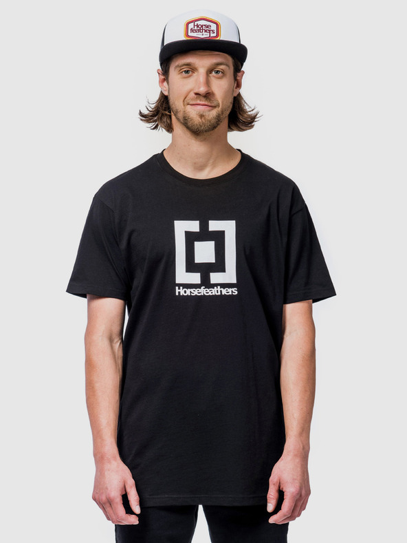 Horsefeathers Schwarzes Herren Horsefeathers Base T-Shirt