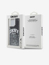DKNY Liquid Glitter Arch Logo Back Cover für iPhone 13 Pro Max Schwarz DKNY