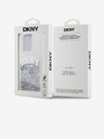 DKNY Liquid Glitter Arch Logo Back Cover für iPhone 14 Pro Max Transparent DKNY