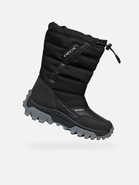 Geox Schwarze Jungen-Winterschuhe Geox Himalaya ABX