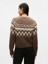 GAP Fair Isle Crop Cardigan