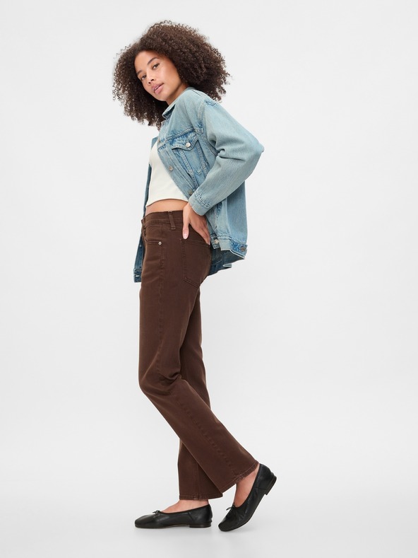GAP Damen Jeans Original Straight High Rise 90er GAP