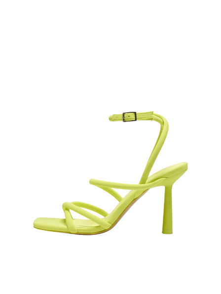 ONLY Gelbe Damen-Sandalen mit Absatz ONLY