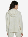 Desigual Cremefarbener Desigual Kapuzenpullover Zip Pintuck Camo