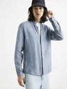 Celio Blaues Leinenhemd Celio Ratamao
