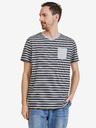 Sam 73 Graues gestreiftes Herren-T-Shirt SAM 73 Martin