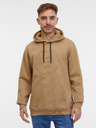 Sam 73 Hellbrauner Herren-Kapuzenpullover SAM 73 Albus