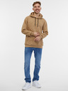 Sam 73 Hellbrauner Herren-Kapuzenpullover SAM 73 Albus