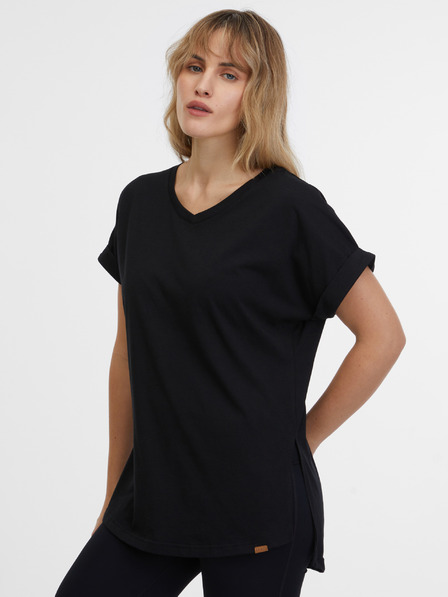 Sam 73 Schwarzes Damen-T-Shirt SAM 73 Carolina