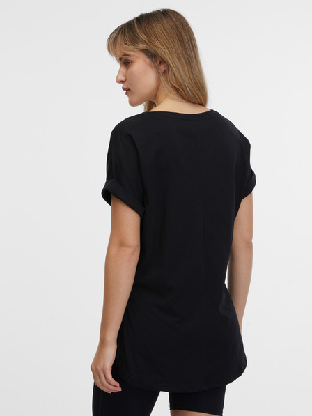 Sam 73 Schwarzes Damen-T-Shirt SAM 73 Carolina