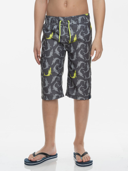 Sam 73 Graue gemusterte Badehose für Jungen SAM 73