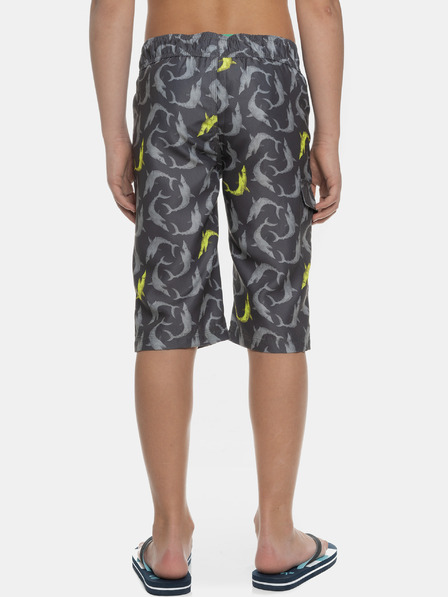Sam 73 Graue gemusterte Badehose für Jungen SAM 73
