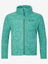 Kilpi Türkisfarbenes Mädchen-Fleece-Sweatshirt Kilpi ALACANT