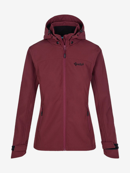 Kilpi Burgunderfarbene Damen-Softshell-Jacke Kilpi RAVIA