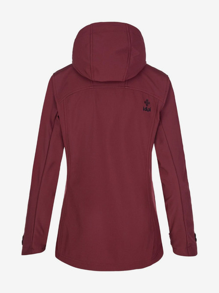 Kilpi Burgunderfarbene Damen-Softshell-Jacke Kilpi RAVIA