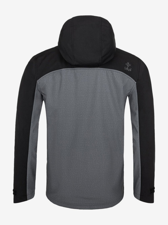 Kilpi Schwarze und graue Herren-Softshell-Jacke Kilpi RAVIO-M