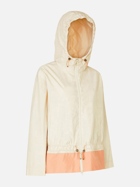 Geox Cremefarbene Damen-Parka Geox Bulmya