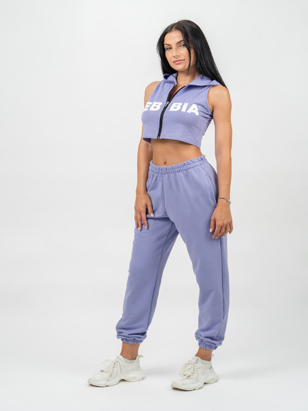 Nebbia Ärmelloses Crop-Sweatshirt MUSCLE MOMMY 258