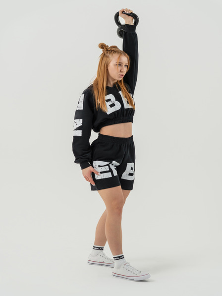 Nebbia Crop-Top Sweatshirt MUSCLE MOMMY 619