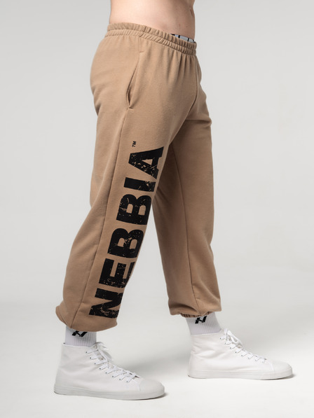 Nebbia Lockere Baggy-Sweatpants mit Taschen GYM BRO 365