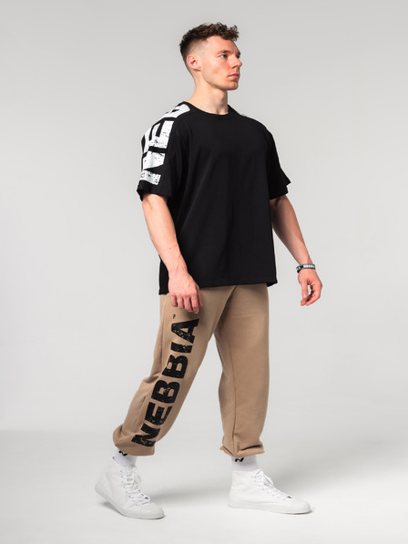 Nebbia Lockere Baggy-Sweatpants mit Taschen GYM BRO 365