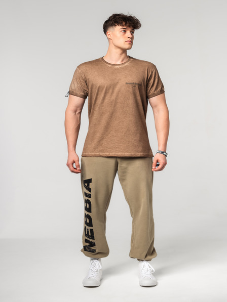 Nebbia Lockere Baggy-Sweatpants mit Taschen GYM BRO 365