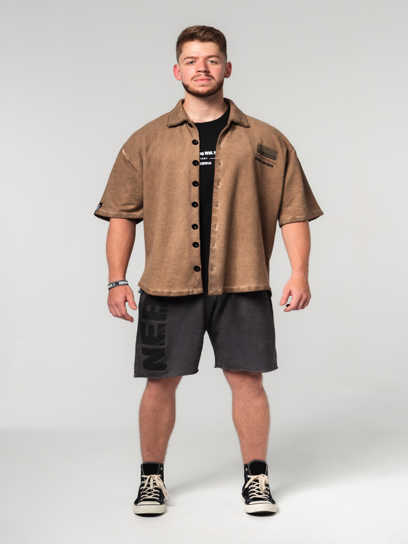 Nebbia Abgewaschenes Hemd in Übergröße 90s THROWBACK 347