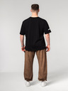 Nebbia Abgewaschene lockere Baggy-Sweatpants mit Taschen GYM BRO 373