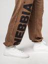 Nebbia Abgewaschene lockere Baggy-Sweatpants mit Taschen GYM BRO 373